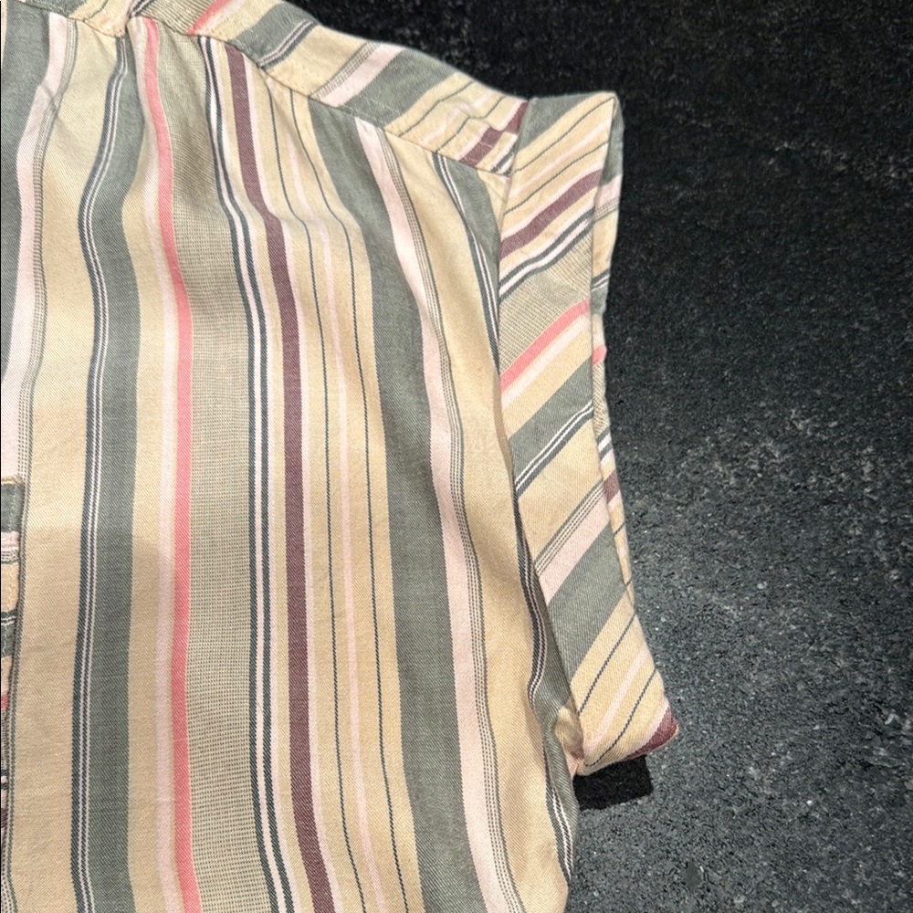 Westbound Multicolor Striped Button Down Shirt - image 3